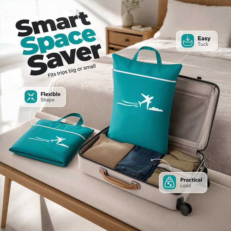 🏆 Last Day Special Price £8.78 ! 🔥Buy more save more🎁Large Waterproof Travel Laundry Bag – Durable, leakproof & spacious✨