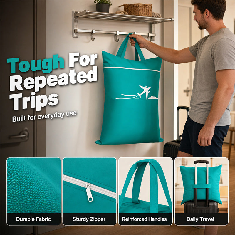 🏆 Last Day Special Price £8.78 ! 🔥Buy more save more🎁Large Waterproof Travel Laundry Bag – Durable, leakproof & spacious✨