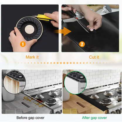 🍳 Hot Sale 50% OFF 🔥Stop Scrubbing Burnt-On Grease – Reusable Gas Hob Protectors, Heat-Resistant to 260°C