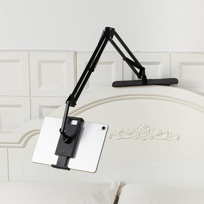 🛏️50% OFF NOW! Hands‑Free Hidden Bedside Tablet Stand, No‑Drill Mattress‑Base Tablet Holder, Stable Anti‑Shake Adjustable Arm for Bed Watching, Fits Phones & Tablets