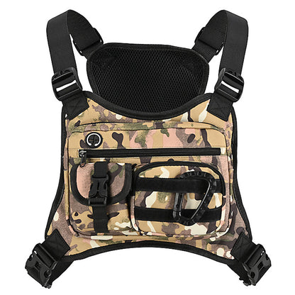 Men's Tactical Chest Rig Bag for Outdoor Cycling