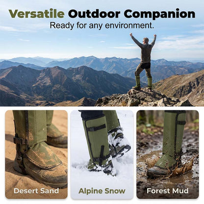 Waterproof Hiking Gaiters for Outdoor Adventures