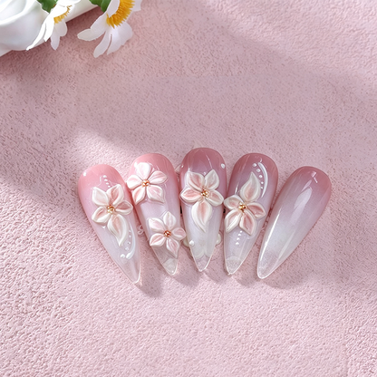 5D Floral Nail Stickers