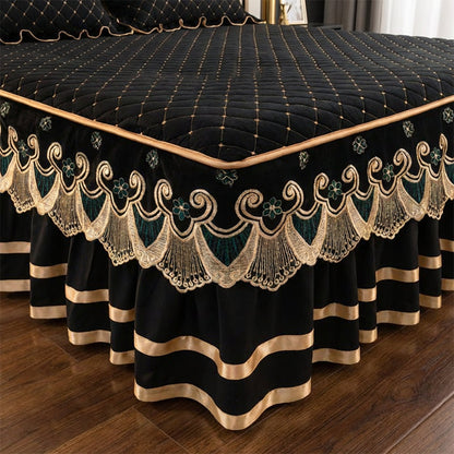 Ruffled Bed Sheet Skirt