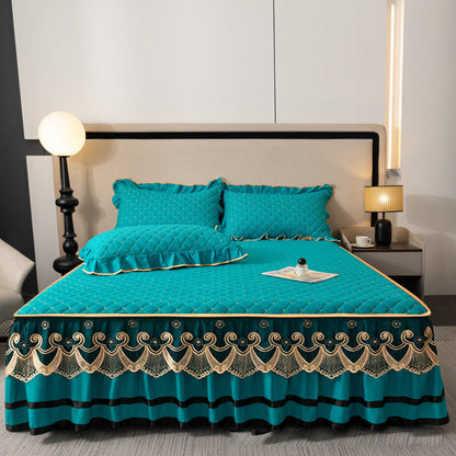 Ruffled Bed Sheet Skirt
