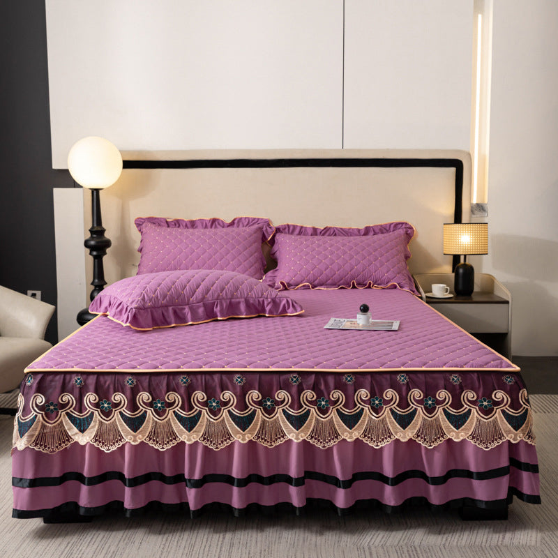 Ruffled Bed Sheet Skirt