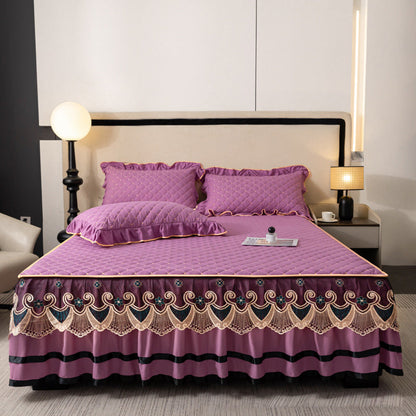 Ruffled Bed Sheet Skirt