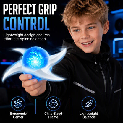 Glowing Cosplay Prop Whirlwind Spiral Rotating Shuriken