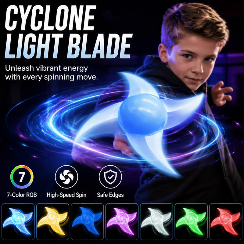 Glowing Cosplay Prop Whirlwind Spiral Rotating Shuriken