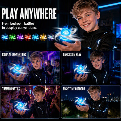 Glowing Cosplay Prop Whirlwind Spiral Rotating Shuriken