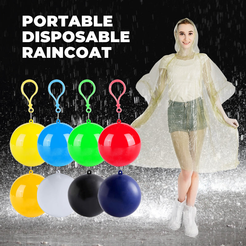 🔥Buy 1 Get 1 Free🌧️Pocket-Sized Disposable Raincoat | Lightweight Waterproof Emergency Poncho | Compact & Easy to Carry for Travel, Hiking & Outdoor Activities ☔