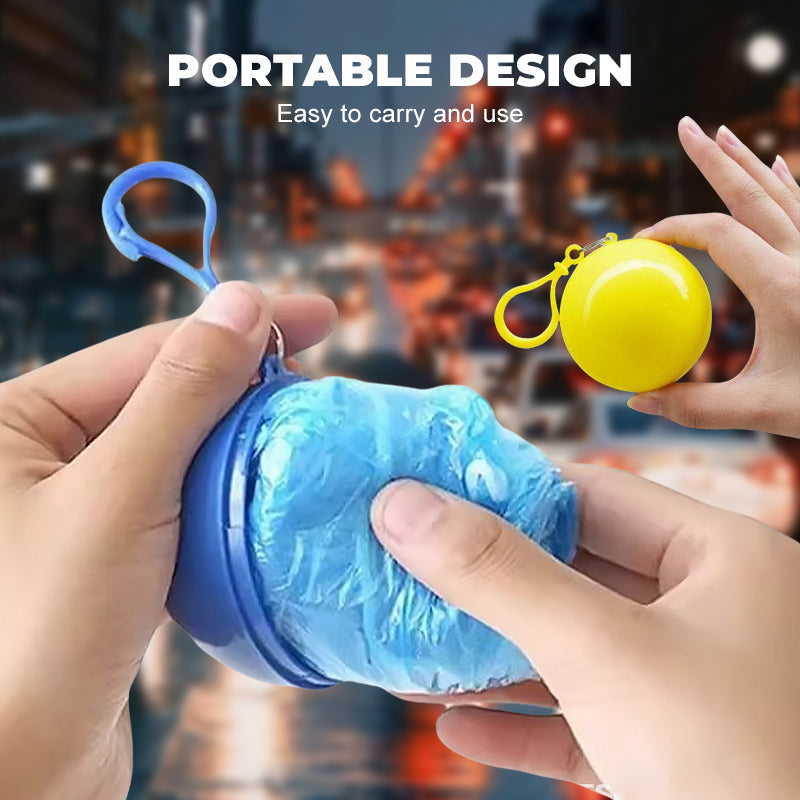🔥Buy 1 Get 1 Free🌧️Pocket-Sized Disposable Raincoat | Lightweight Waterproof Emergency Poncho | Compact & Easy to Carry for Travel, Hiking & Outdoor Activities ☔