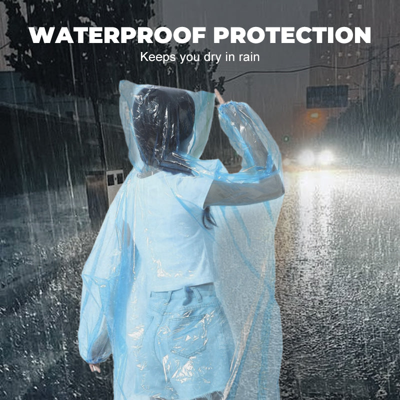 🔥Buy 1 Get 1 Free🌧️Pocket-Sized Disposable Raincoat | Lightweight Waterproof Emergency Poncho | Compact & Easy to Carry for Travel, Hiking & Outdoor Activities ☔