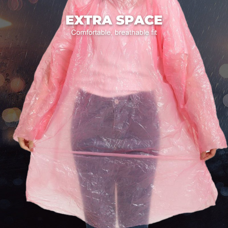 🔥Buy 1 Get 1 Free🌧️Pocket-Sized Disposable Raincoat | Lightweight Waterproof Emergency Poncho | Compact & Easy to Carry for Travel, Hiking & Outdoor Activities ☔