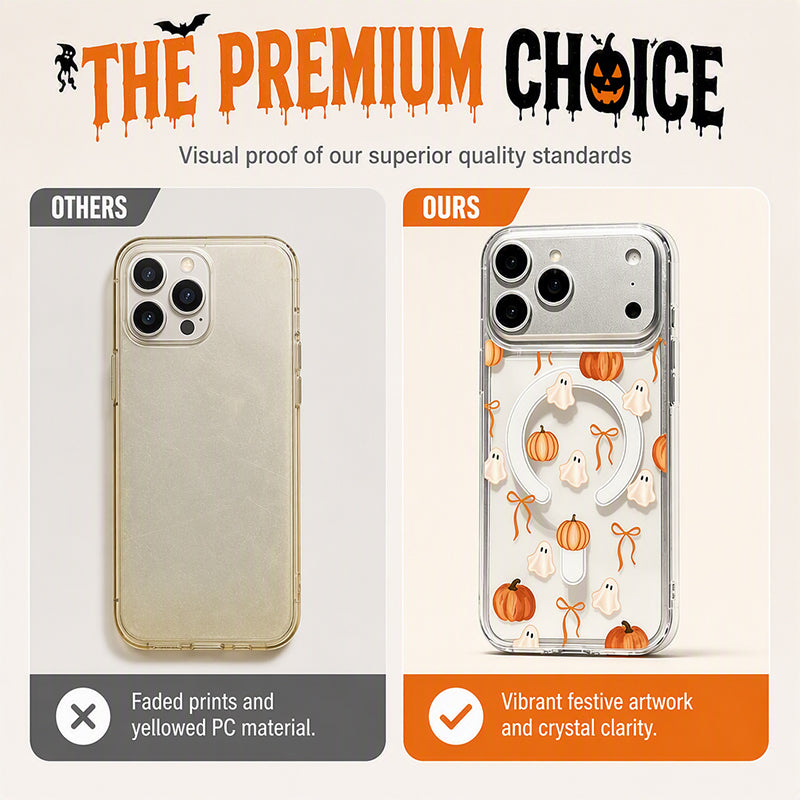 📢📢50% OFF !! ⏰Cute Halloween Clear Phone Case