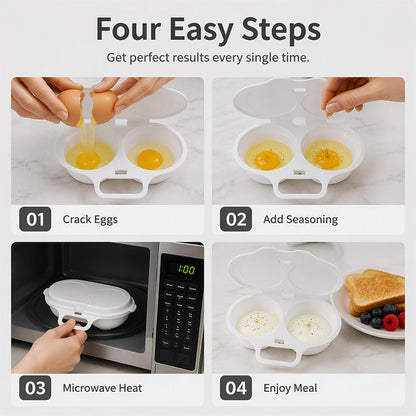 ✨🥚 Van haastig ochtendritueel naar perfect gepocheerd ei in minuten! Dé dubbelzijdige eierkoker die heel Europa gebruikt – consistent, olievrij en bizar makkelijk. 50% KORTING!