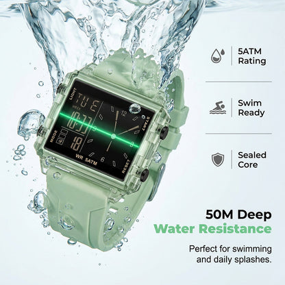 Waterproof Transparent Digital Watch