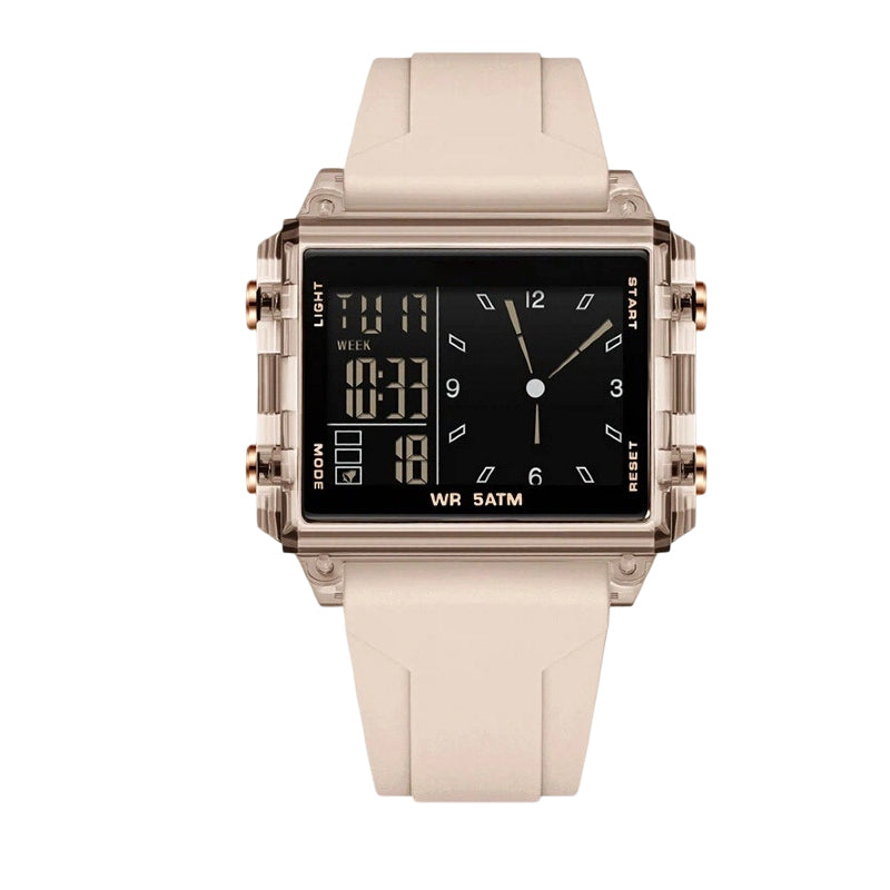 Waterproof Transparent Digital Watch