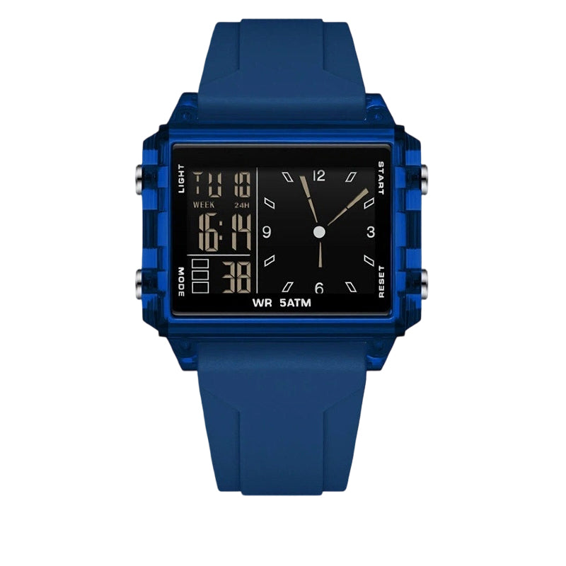 Waterproof Transparent Digital Watch