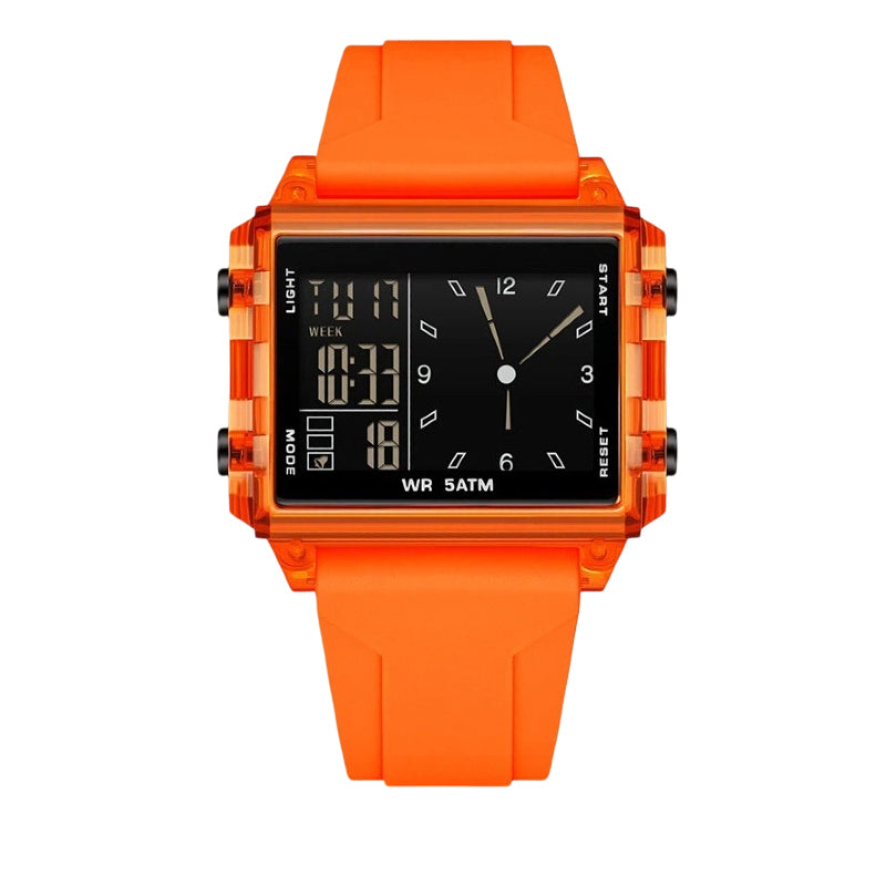Waterproof Transparent Digital Watch