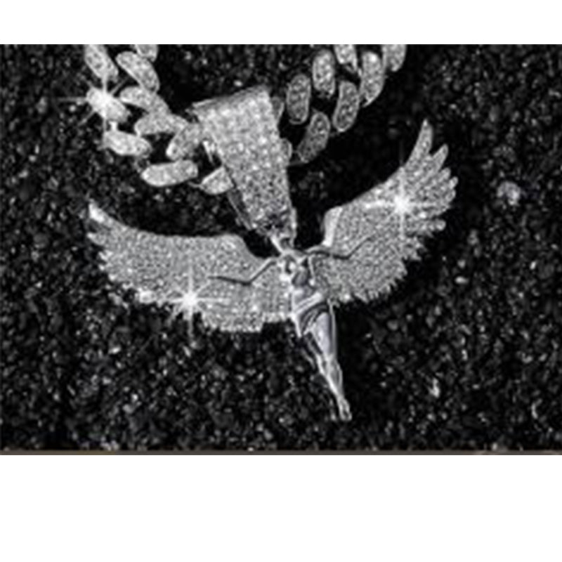 Men's Sprakling Rhinestone Pendant Necklace