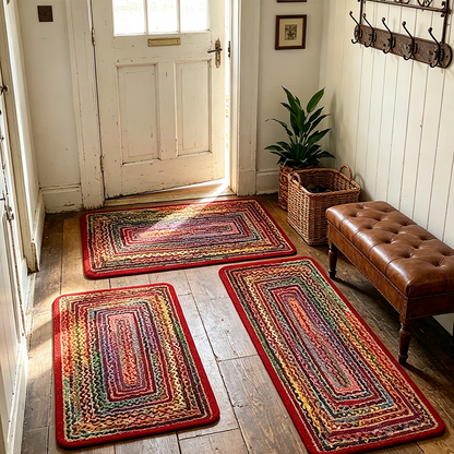 Elegant Woven Runner Rug