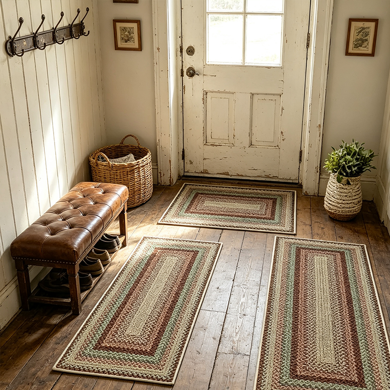 Elegant Woven Runner Rug