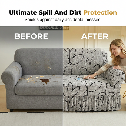 Universal Stretch Fitted Couch Slipcover