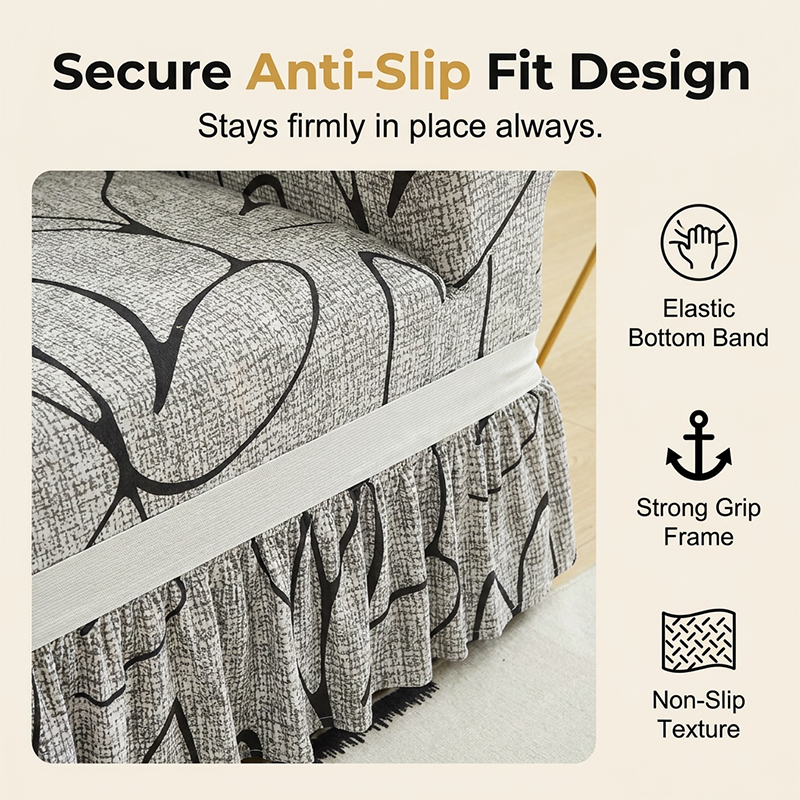 Universal Stretch Fitted Couch Slipcover