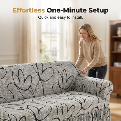 Universal Stretch Fitted Couch Slipcover