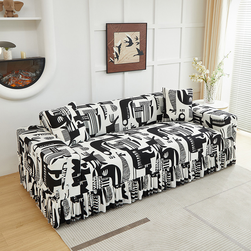 Universal Stretch Fitted Couch Slipcover