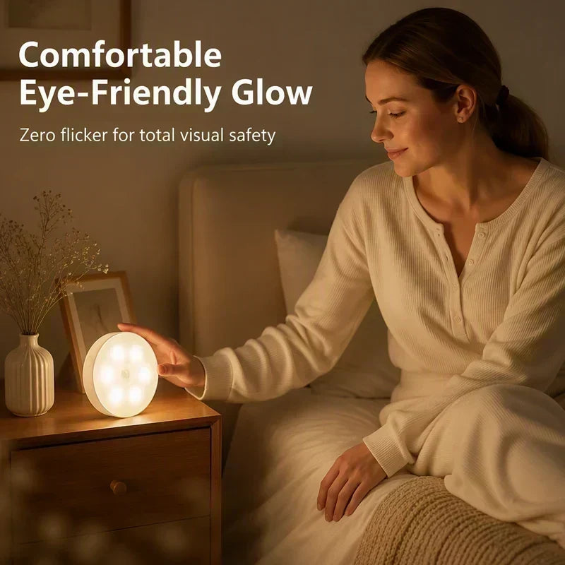 USB Rechargeable Motion Sensor Night Light – Warm or Cool Light