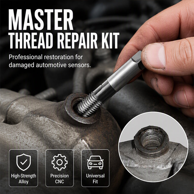 Exhaust Pipe Thread Chaser & Oxygen Sensor Repair Tool