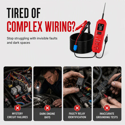 Automotive Circuit Tester with Digital Display