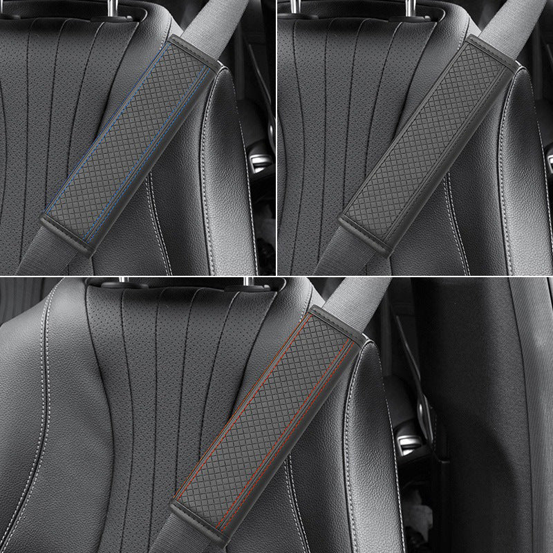 PU Leather Car Seat Belt Shoulder Pad