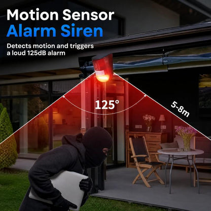 🔥 50% OFF 🚨 🐗 Solar Animal Repeller: 110dB Alarm, 6 LED Flash, Motion Sensor, IP65, for Garden & Farm