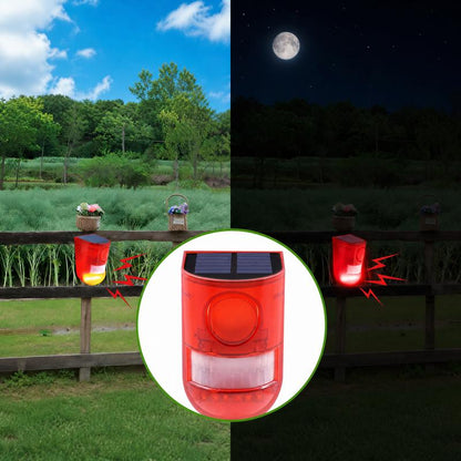 🔥 50% OFF 🚨 🐗 Solar Animal Repeller: 110dB Alarm, 6 LED Flash, Motion Sensor, IP65, for Garden & Farm