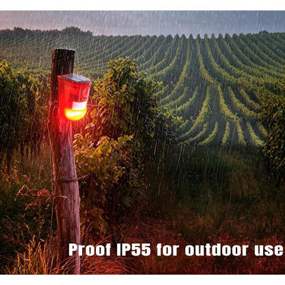 🔥 50% OFF 🚨 🐗 Solar Animal Repeller: 110dB Alarm, 6 LED Flash, Motion Sensor, IP65, for Garden & Farm