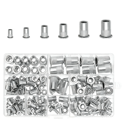 Knurled Rivet Nut Assortment Kit