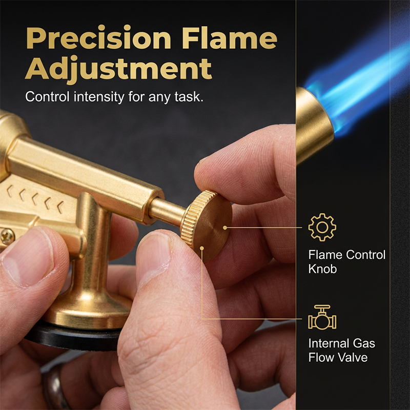 Portable Multi-Function Invertible Butane Torch