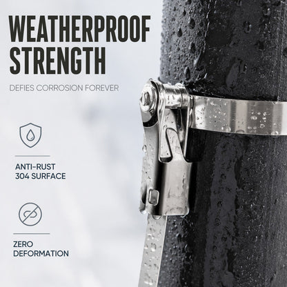 Heavy Duty Stainless Steel Cable Tie with Flip Lock Buckle