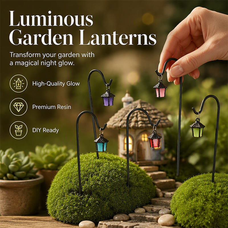 Luminous Retro Lantern Plant Stake