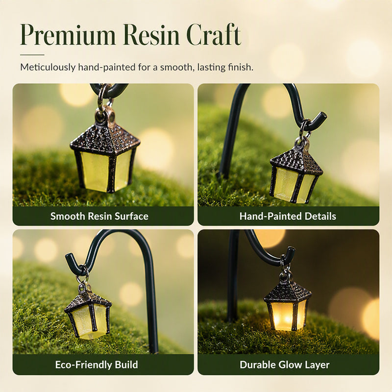 Luminous Retro Lantern Plant Stake