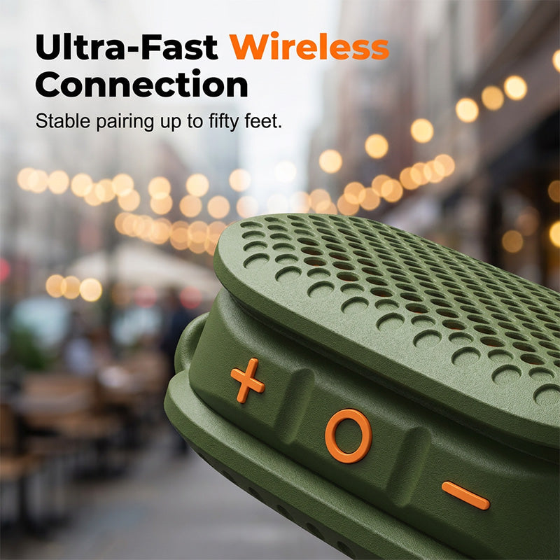 Portable Bluetooth Speaker with TWS Stereo IPX5 Waterproof Mini Wireless Speaker