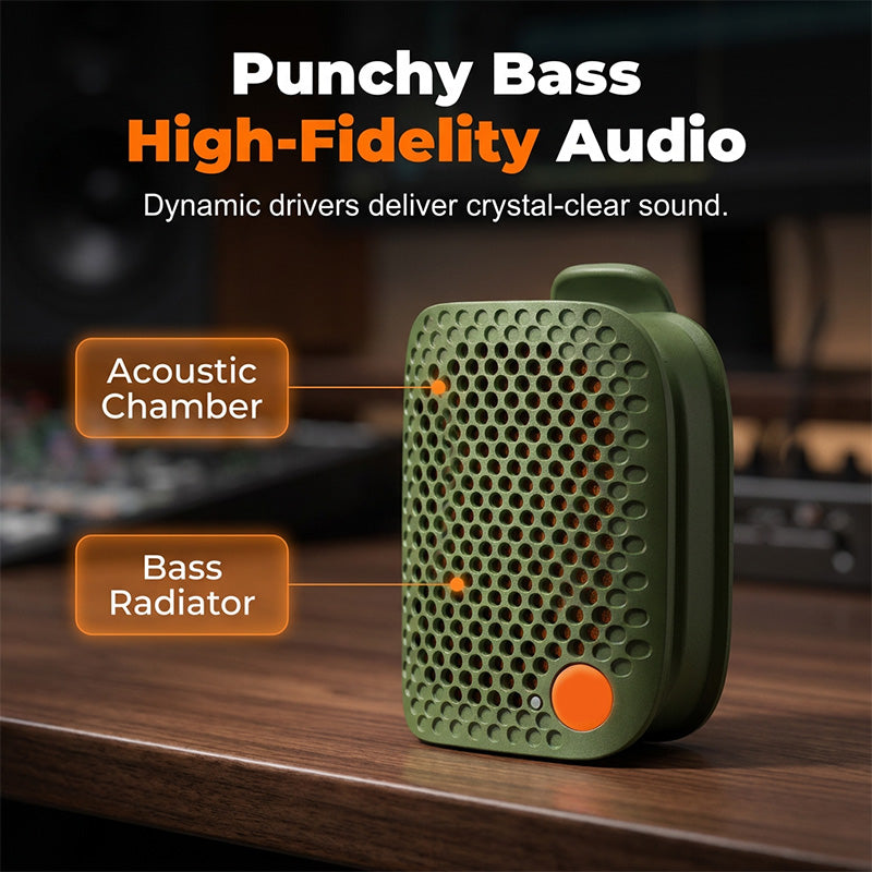 Portable Bluetooth Speaker with TWS Stereo IPX5 Waterproof Mini Wireless Speaker
