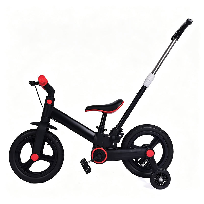 4-in-1 Convertible Kids Tricycle Balance Bike Stroller