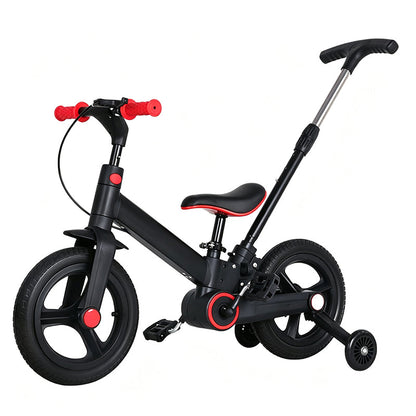 4-in-1 Convertible Kids Tricycle Balance Bike Stroller