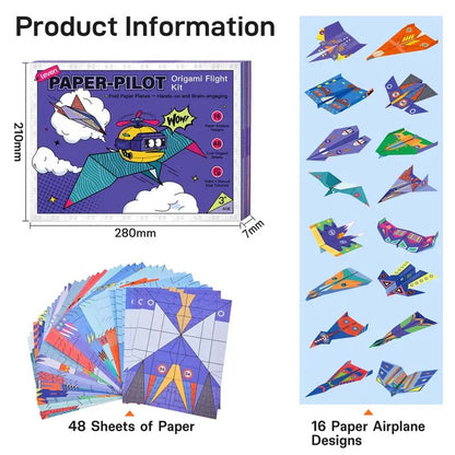 Creative DIY Paper Airplane Set For Kids