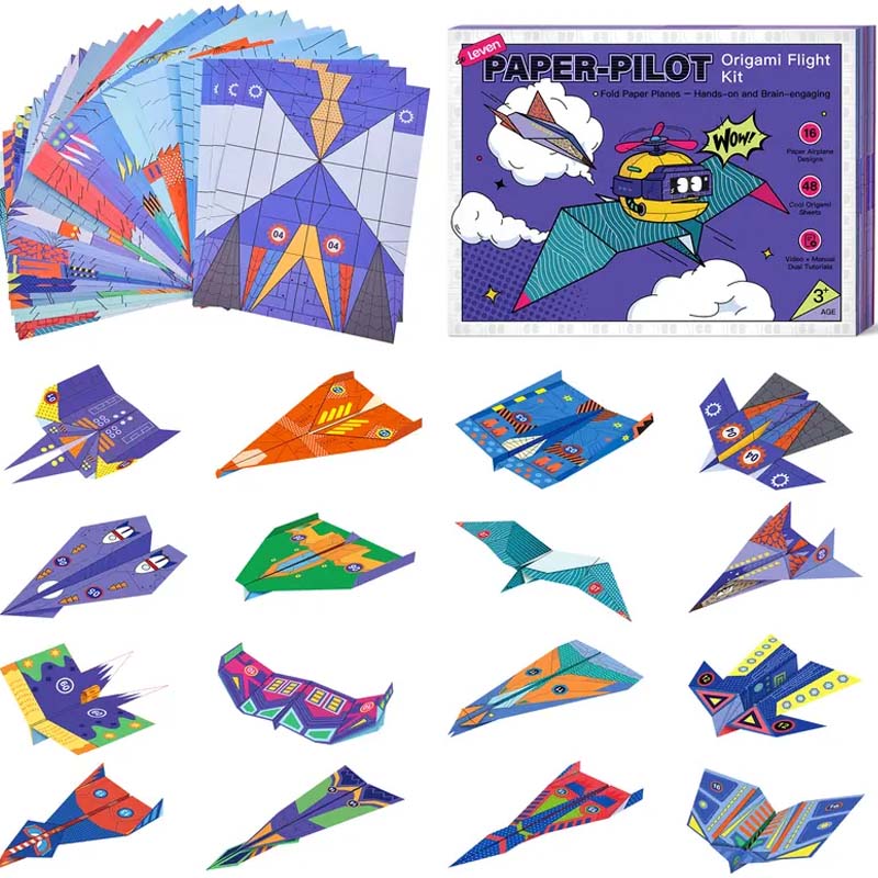 Creative DIY Paper Airplane Set For Kids