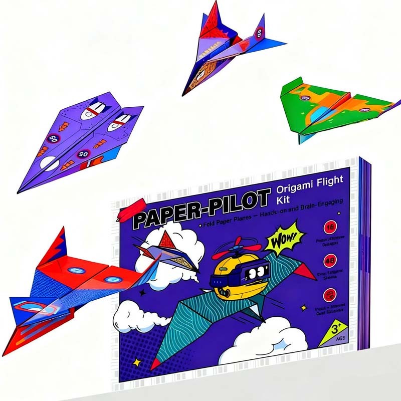 Creative DIY Paper Airplane Set For Kids